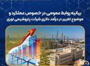 بیانیه روابط عمومی در خصوص عملکرد پتروشیمی نوری و موضوع تغییر در درآمد دلاری