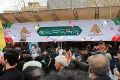 صندوق کارآفرینی امید در راهپیمایی ۲۲ بهمن؛ از خدمت‌رسانی مردمی تا حضور مدیرعامل در جمع راهپیمایان