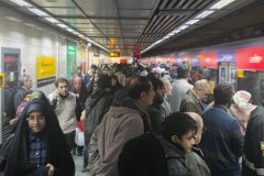 ثبت بیش از یک میلیون سفر با متروی تهران در روز ۲۲ بهمن