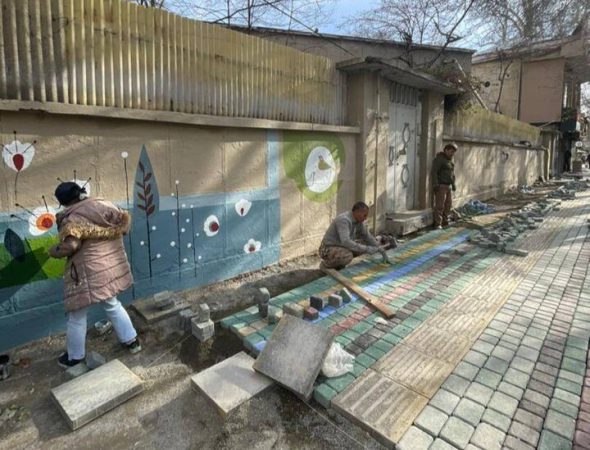 تغییر چهره محورهای شاخص شمال تهران با ۲۸۵۰ مترمربع نقاشی دیواری