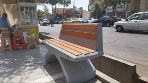 بلوار میرداماد به نیمکت‌های جدید مجهز شد