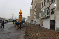 آغاز عملیات بهسازی معبر خیابان شقایق منطقه ۱۹