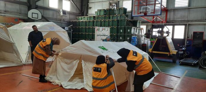 رقابت تخصصی دوامیان محلات منطقه ۸ در میدان آمادگی بحران