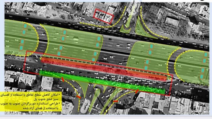 آغاز اصلاح هندسی تقاطع استخر و تقاطع غیرهمسطح شهید زین‌الدین/ رفع گره ترافیکی شمال شرق تهران