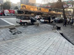 بهبود ترافیک و ایمنی میدان توحید با اجرای اصلاح هندسی