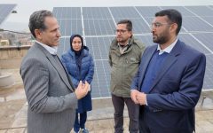 سومین نیروگاه خورشیدی منطقه ۹ افتتاح شد