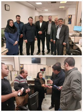 بازدید سرزده مدیرعامل بانک سپه از شعبه سهروردی جنوبی
