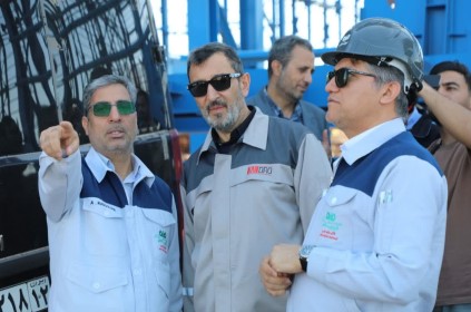 بازدید عیدانه دکتر سمیعی نژاد از فولاد سنگان