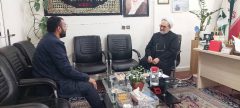 دیدار حجت الاسلام و المسلمین طاهری با شهردار منطقه۹