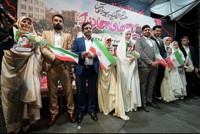 برگزاری جشن ازدواج ۱۲ زوج تهرانی در سالروز ازدواج حضرت علی (ع) و حضرت زهرا (س