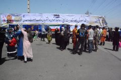 موكب پذیرایی بانك صنعت و معدن در سی‌وهفتمین سالگرد ارتحال امام خمینی(ره) با استقبال پرشور زائران