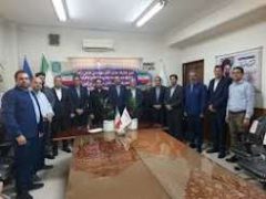 برگزاری مراسم تودیع و معارفه مدیر حراست مجتمع سنگ آهن جلال‌آباد زرند