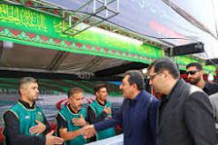 موکب خدمت در مسیر «آخرین دیدار»