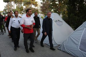 پذیرایی از ۵۰۶۰۰ هزار زائر امام مجاهد و شهید در منطقه ۵ تهران انجام شد