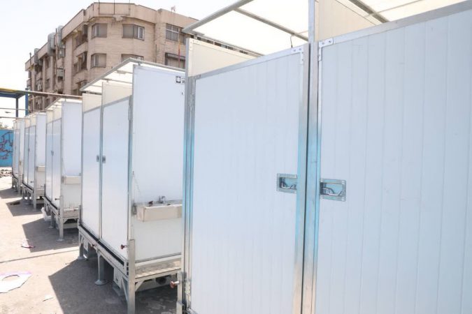 احداث و جانمایی ۴۱۰ چشمه سرویس بهداشتی در مسیر تشییع و اقامت زائران در منطقه ۲ احداث و جانمایی ۴۱۰ چشمه سرویس بهداشتی در مسیر تشییع و اقامت زائران در منطقه ۲