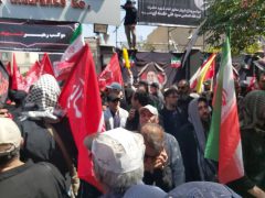 میزبانی بیمه آسیا از عزاداران در مسیر مراسم تشییع