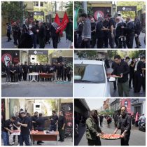 موکب بیمه ملت پذیرای سوگواران آیین تشییع رهبر شهید انقلاب