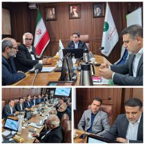 دیدار مدیر امور حراست پست بانک ایران با مدیرعامل در روز حراست