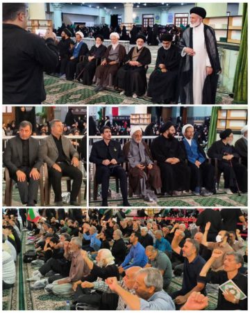 تلاقی ایمان و مسئولیت در قبله تهران؛ حضور باشکوه مدیران و نمایندگان در آیین گرامیداشت رهبر شهید امت اسلامی